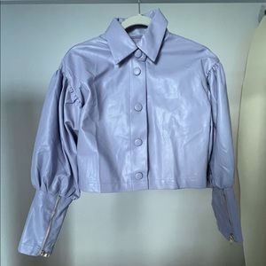 Cardi B puffed sleeve jacket